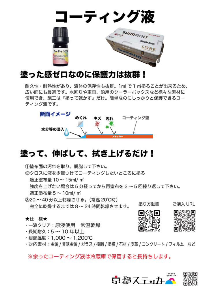 ステッカーコーティング液 5ml