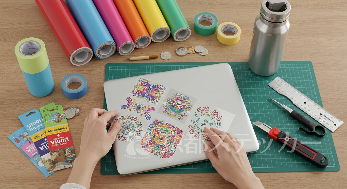 1000円以下で作る！カッティングステッカーDIY - 京都ステッカー