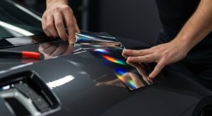 メタリックミラーカッティングステッカー