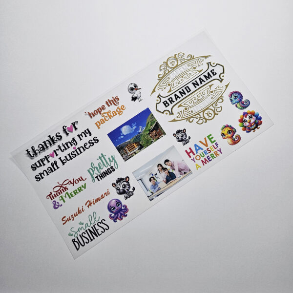 UVDTFステッカー　サンプル