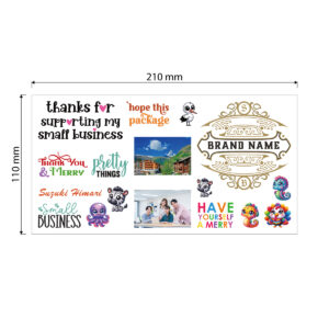 UVDTFステッカー　サンプル