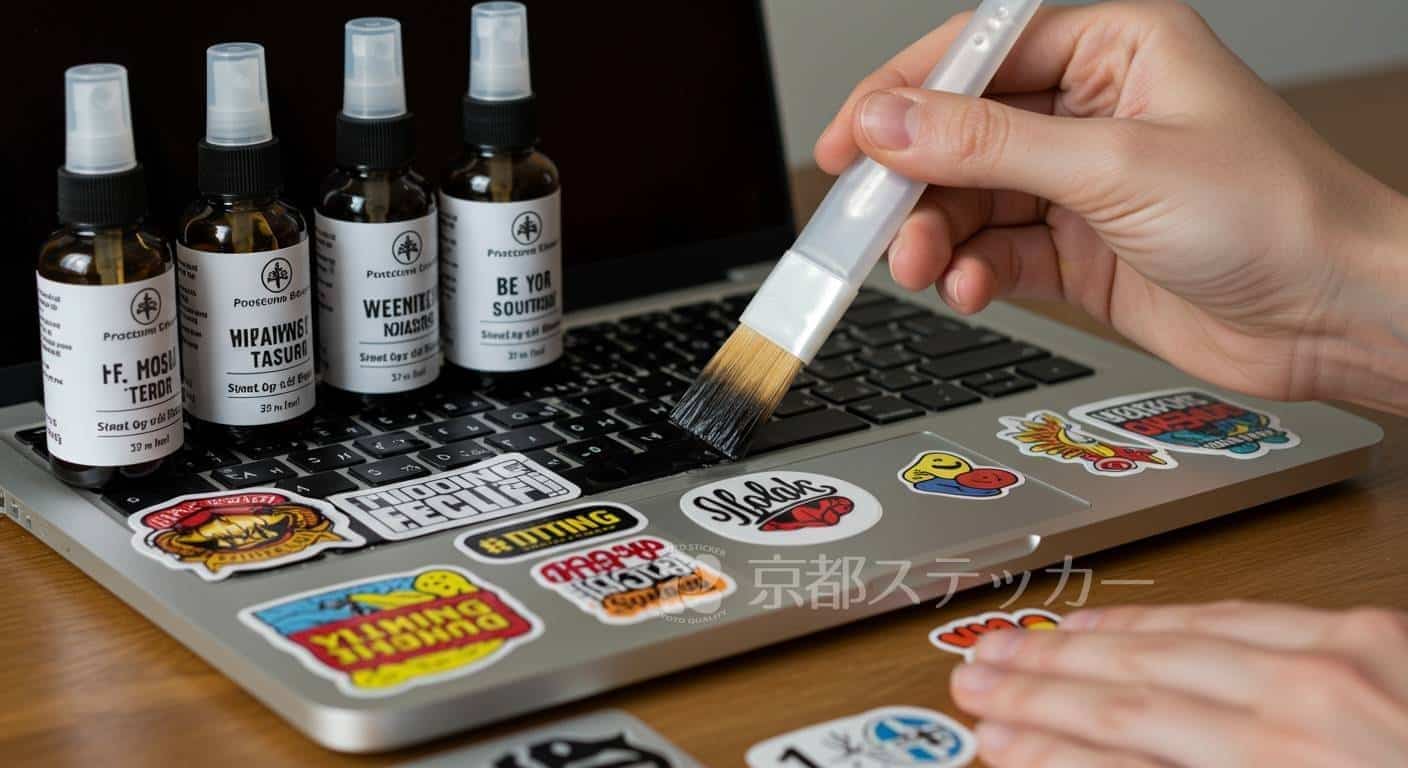 ステッカーコーティング液