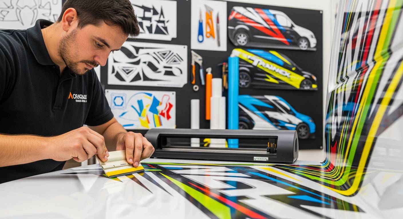 カッティングステッカー