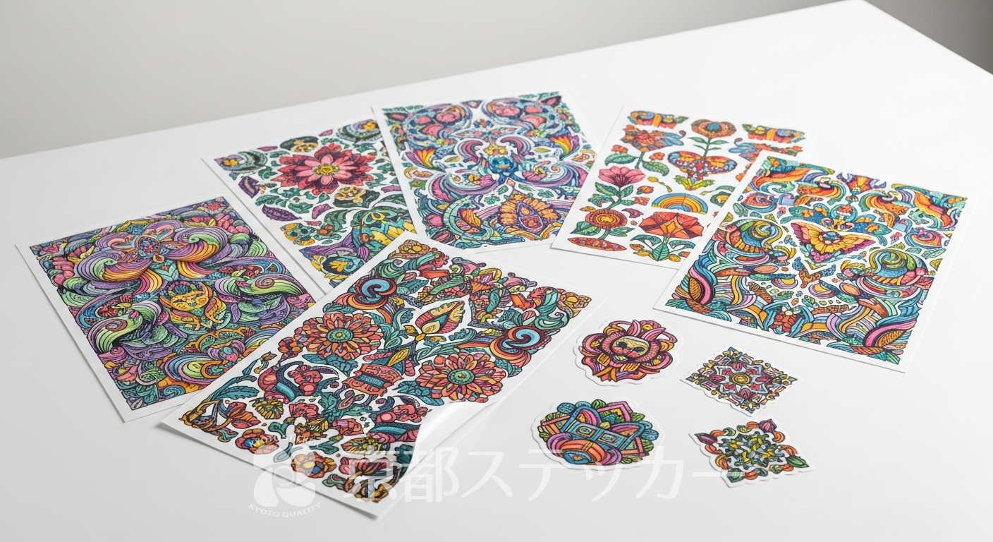 【2026年】UVDTFステッカー作成はどこ？印刷業者5社を比較！国内最安級なら京都ステッカー