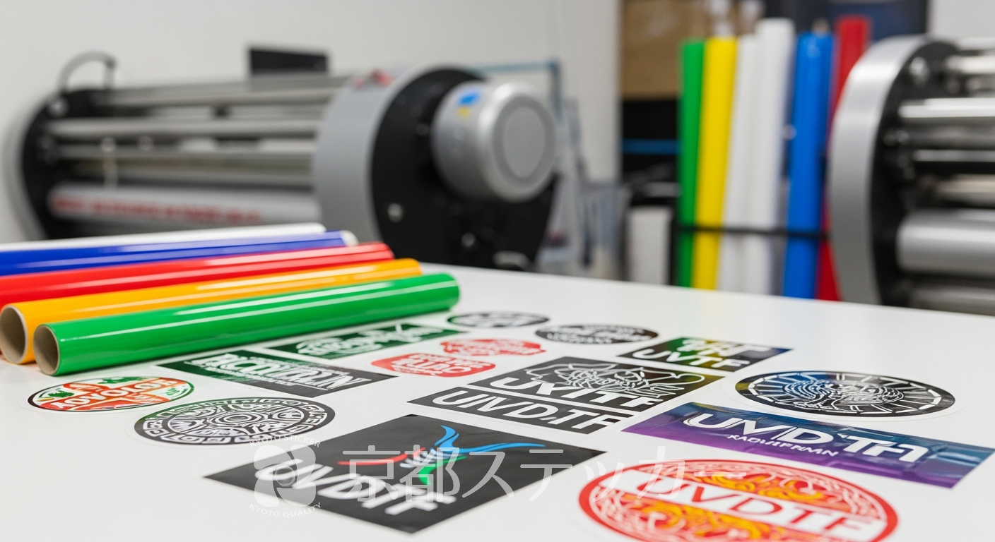 【2026年版】UVDTFステッカー作成はどこ？印刷業者5社を比較！国内最安なら京都ステッカー