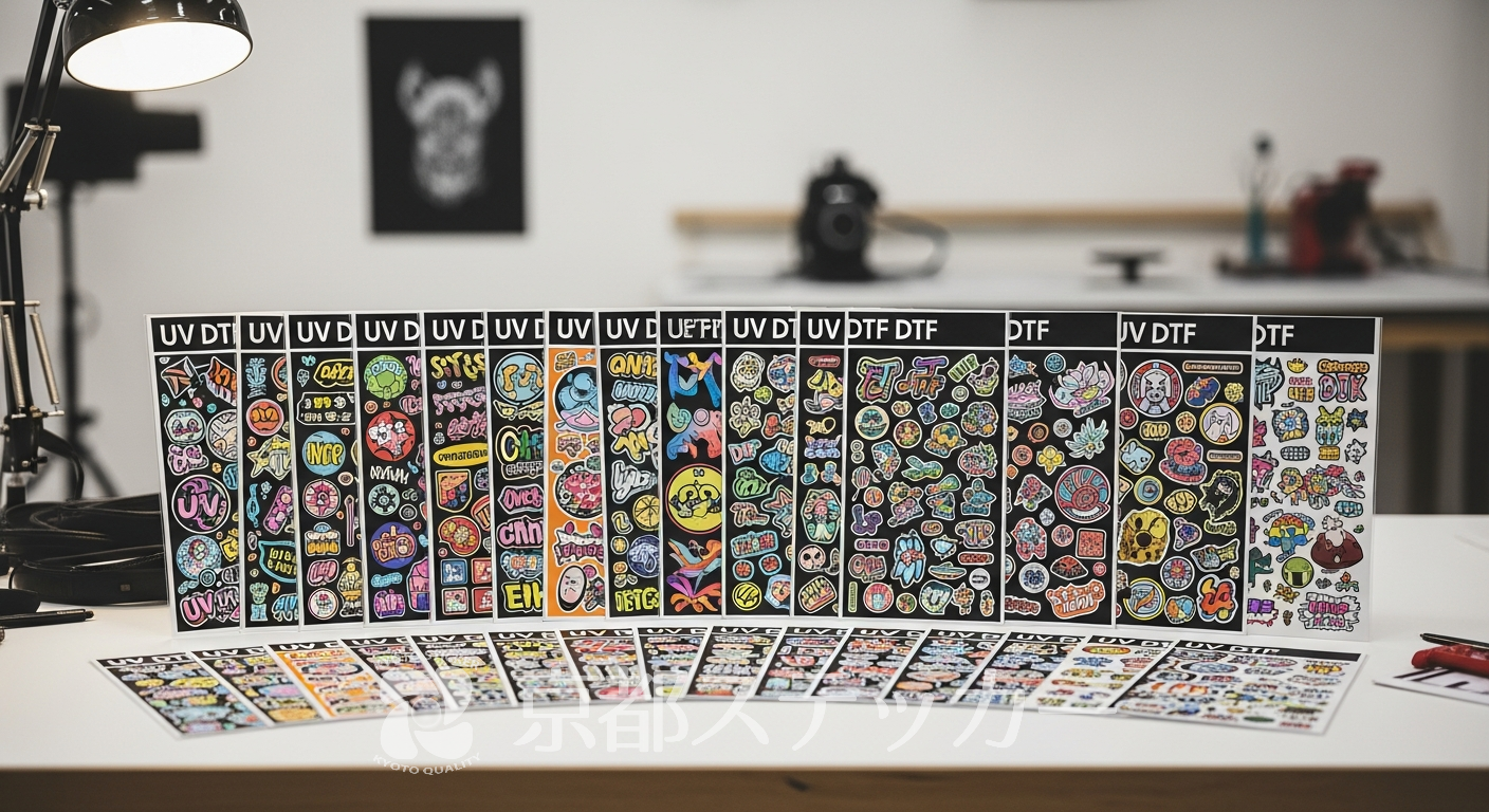 【2026年版】UVDTFステッカー作成はどこ？印刷業者5社を比較！国内最安クラスの選び方