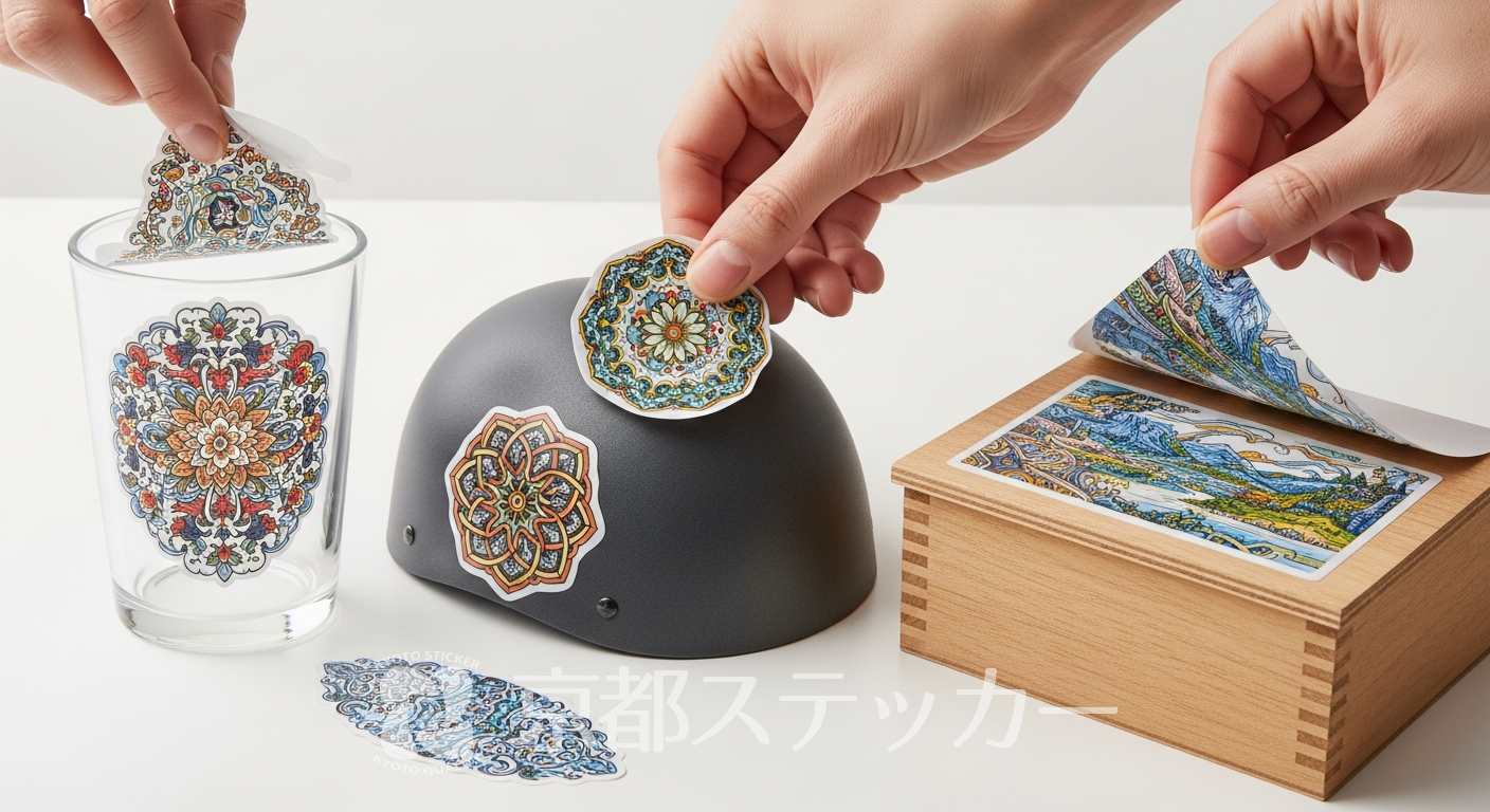 【ステッカーの革命】UVDTFステッカーとは?国内最安・格安で高品質に作れる京都ステッカーの魅力を徹底解説
