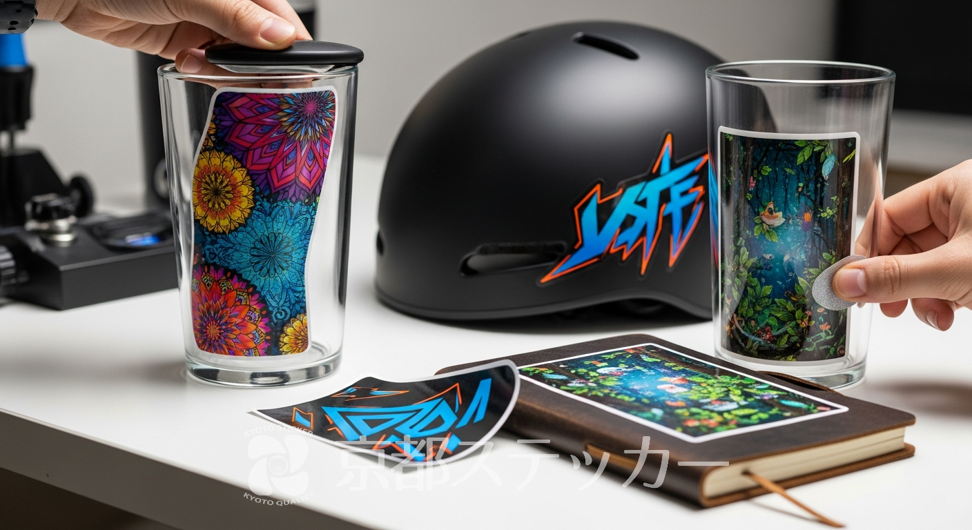 【ステッカーの革命】UVDTFステッカーを格安で作るなら国内最安クラスの京都ステッカー！