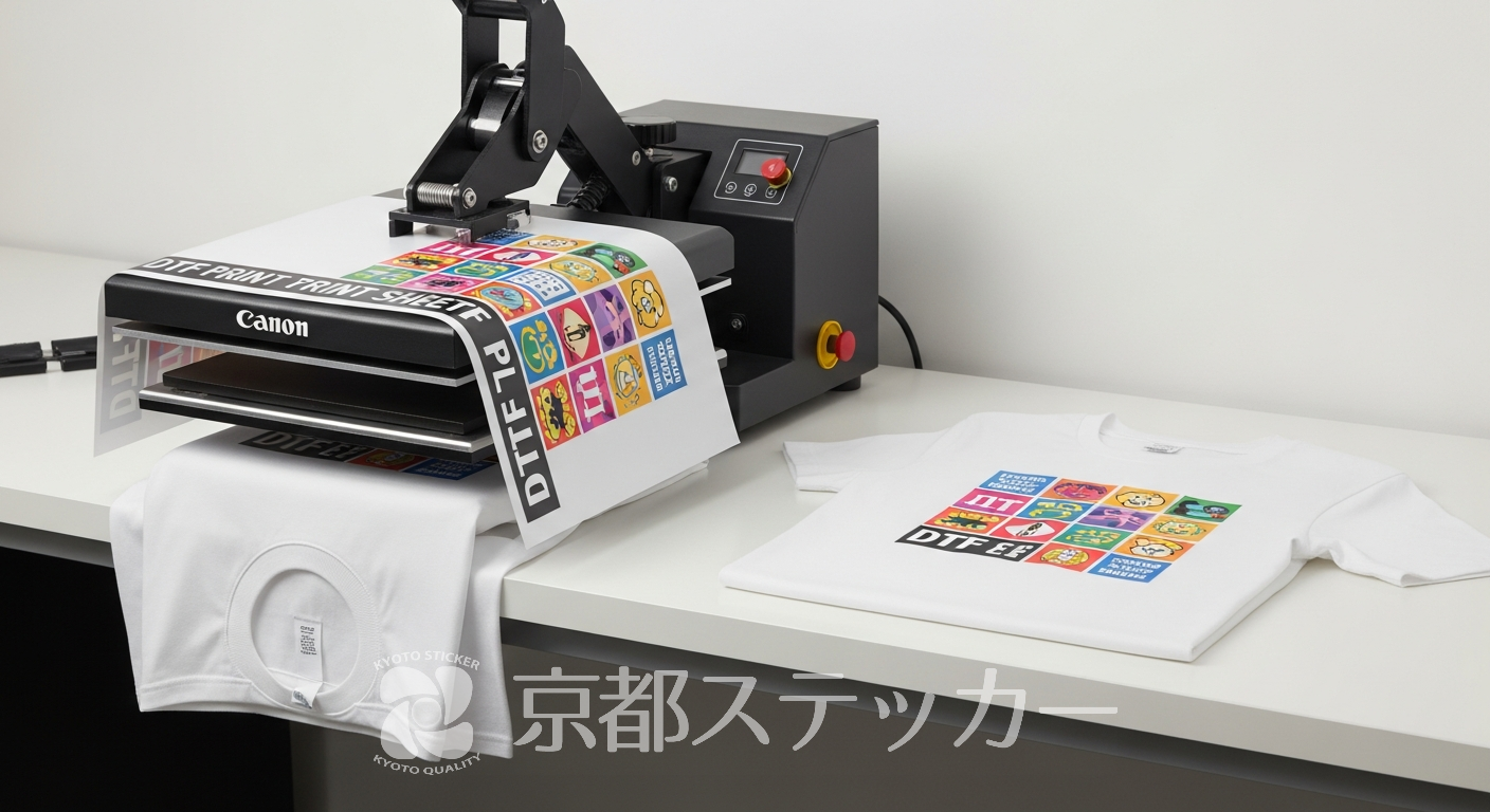【国内最安】DTFプリント出力代行は京都ステッカー!安い理由と料金、品質をプロが徹底解説