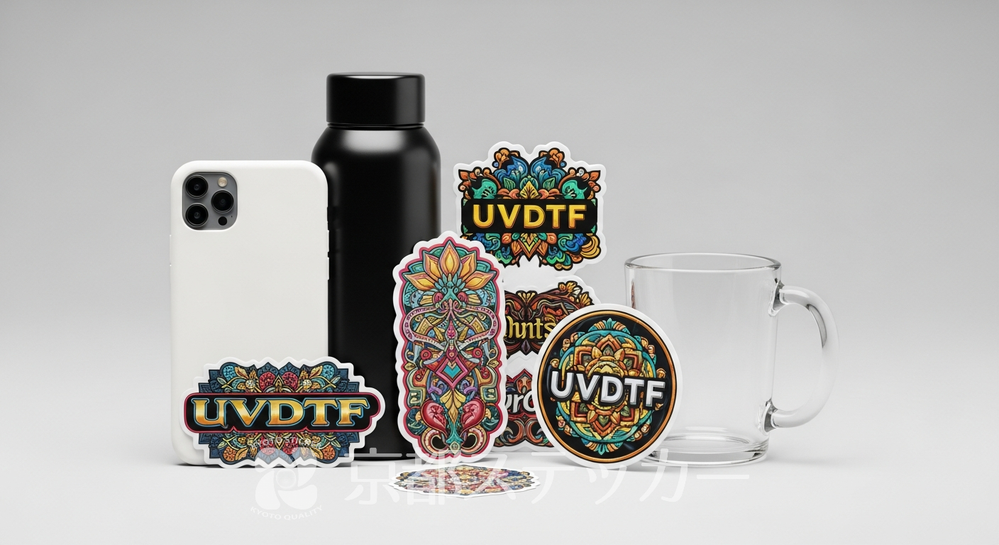 【国内最安クラス】UVDTFステッカーのプレゼントは京都ステッカー！格安・高品質の秘密をプロが解説