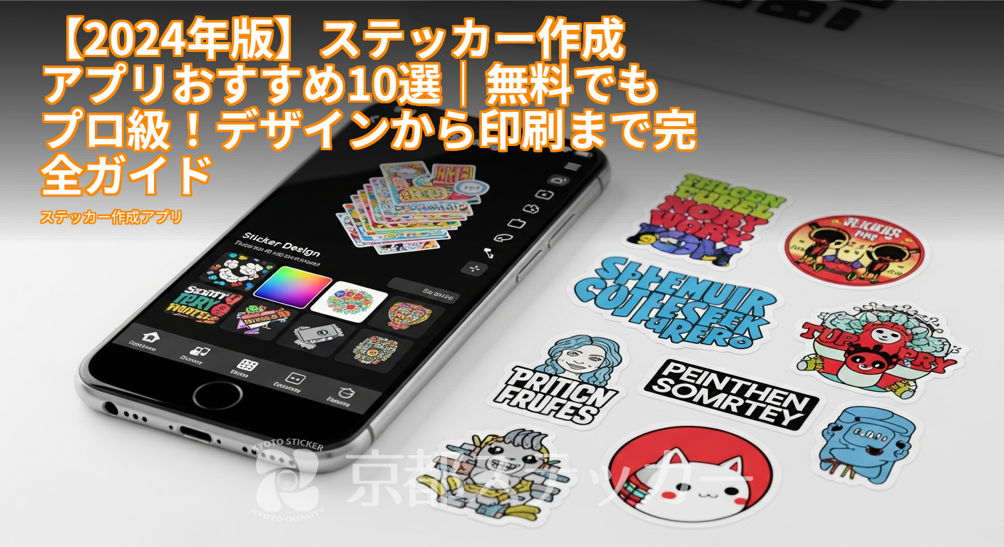 【2024年版】ステッカー作成アプリおすすめ10選｜無料でもプロ級！デザインから印刷まで完全ガイド