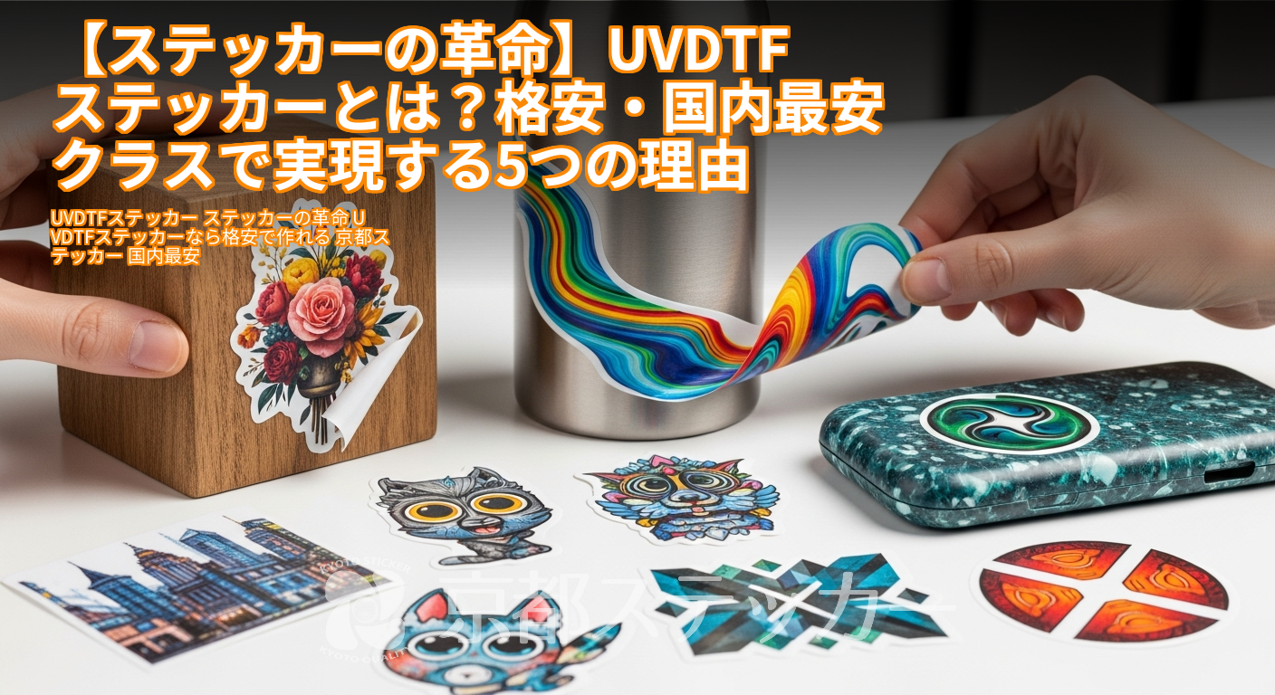 【ステッカーの革命】UVDTFステッカーとは？格安・国内最安クラスで実現する5つの理由
