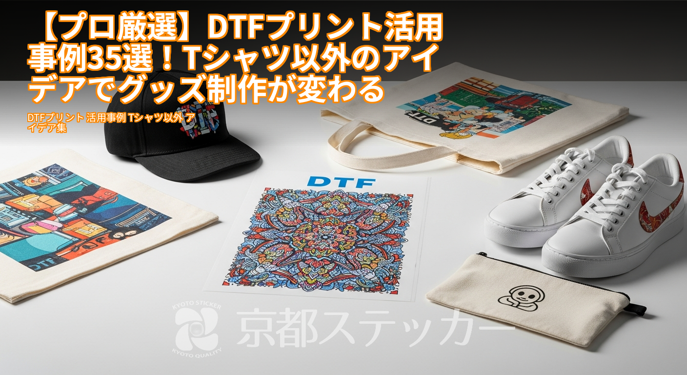 【プロ厳選】DTFプリント活用事例35選！Tシャツ以外のアイデアでグッズ制作が変わる