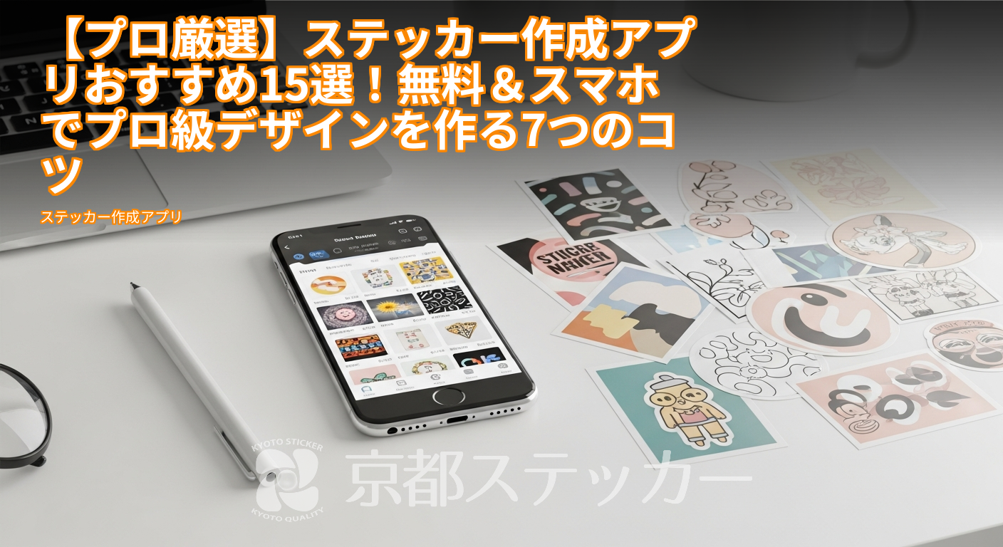 【プロ厳選】ステッカー作成アプリおすすめ15選!無料&スマホでプロ級デザインを作る7つのコツ