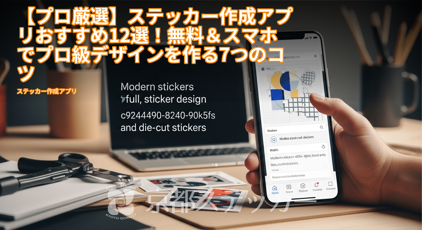【プロ厳選】ステッカー作成アプリおすすめ12選!無料&スマホでプロ級デザインを作る7つのコツ