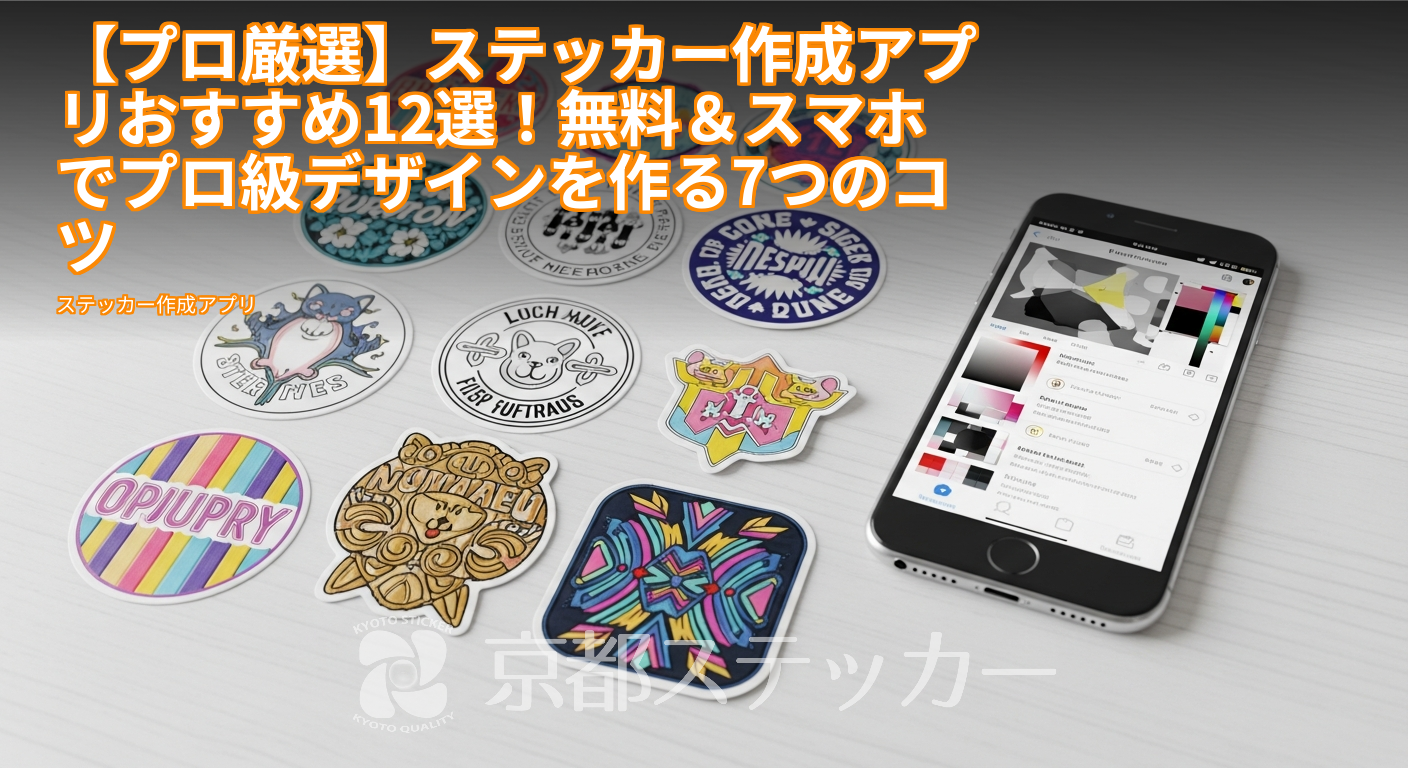 【プロ厳選】ステッカー作成アプリおすすめ12選!無料&スマホでプロ級デザインを作る7つのコツ