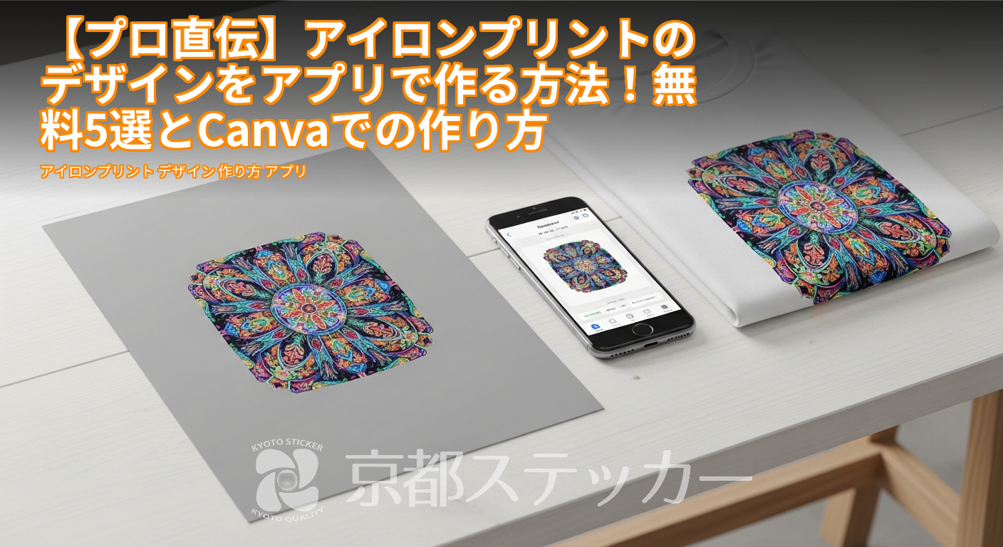 【プロ直伝】アイロンプリントのデザインをアプリで作る方法!無料5選とCanvaでの作り方