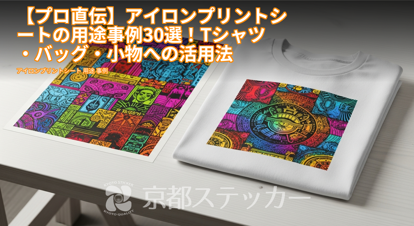 【プロ直伝】アイロンプリントシートの用途事例30選！Tシャツ・バッグ・小物への活用法