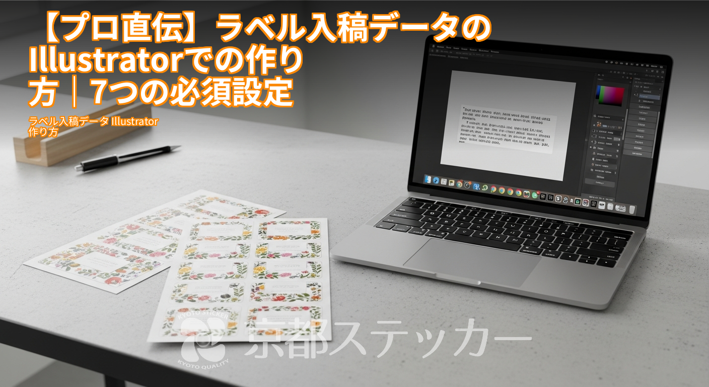 【プロ直伝】ラベル入稿データのIllustratorでの作り方｜7つの必須設定