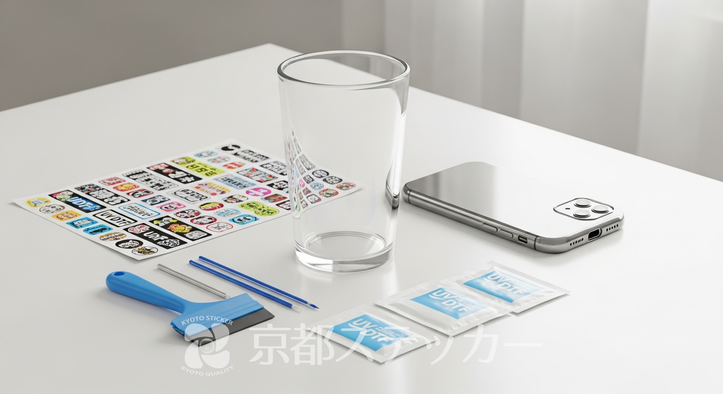 【プロ直伝】失敗しないUVDTFステッカーの貼り方！気泡ゼロで綺麗に貼る全手順