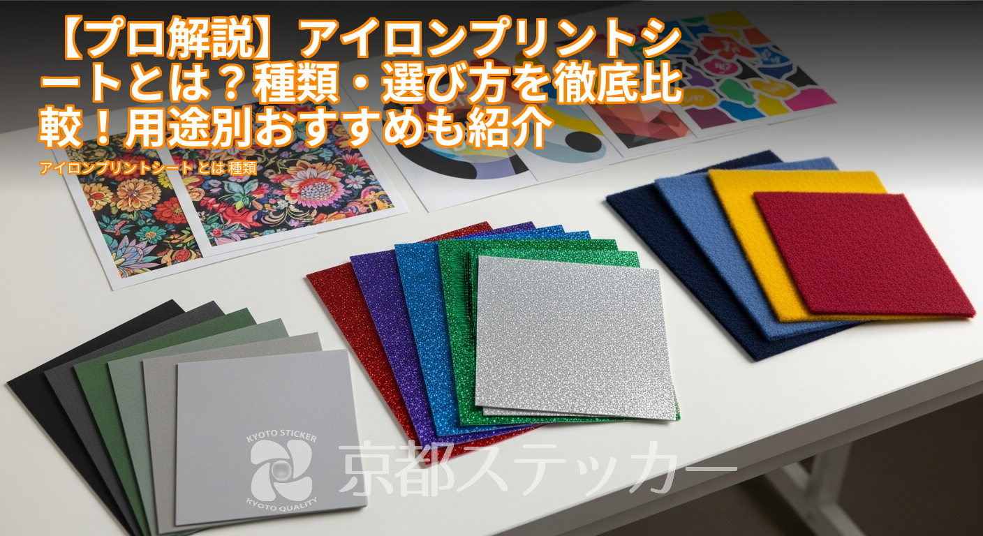 【プロ解説】アイロンプリントシートとは?種類・選び方を徹底比較!用途別おすすめも紹介