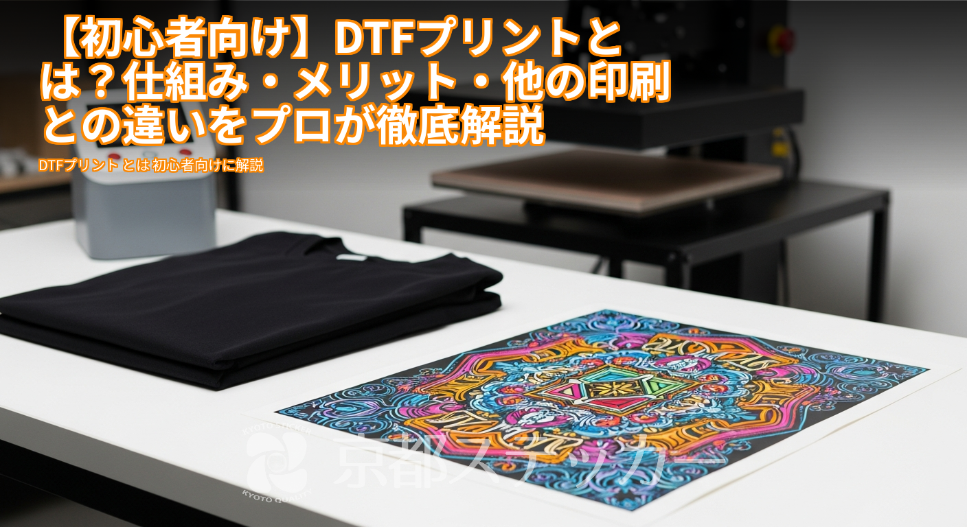 【初心者向け】DTFプリントとは？仕組み・メリット・他の印刷との違いをプロが徹底解説