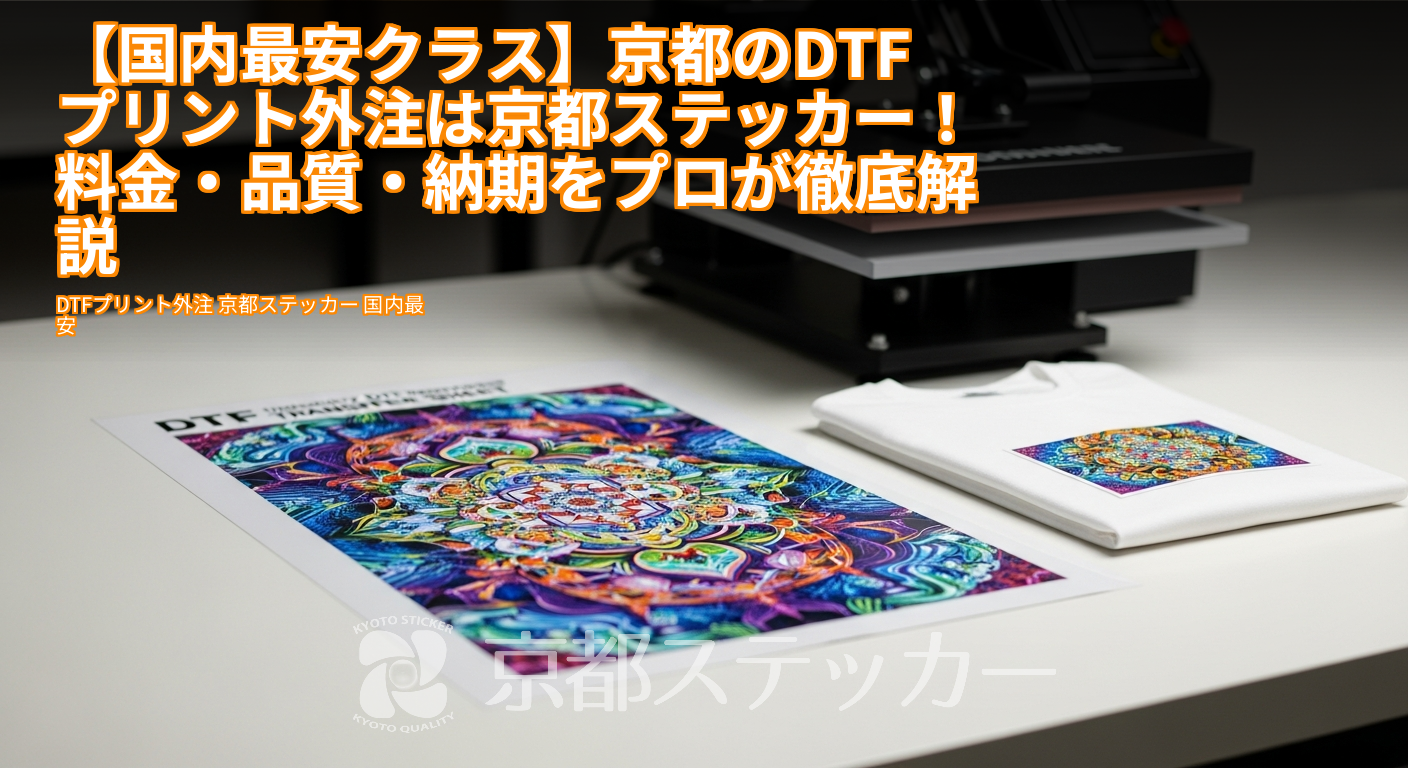 【国内最安クラス】京都のDTFプリント外注は京都ステッカー！料金・品質・納期をプロが徹底解説