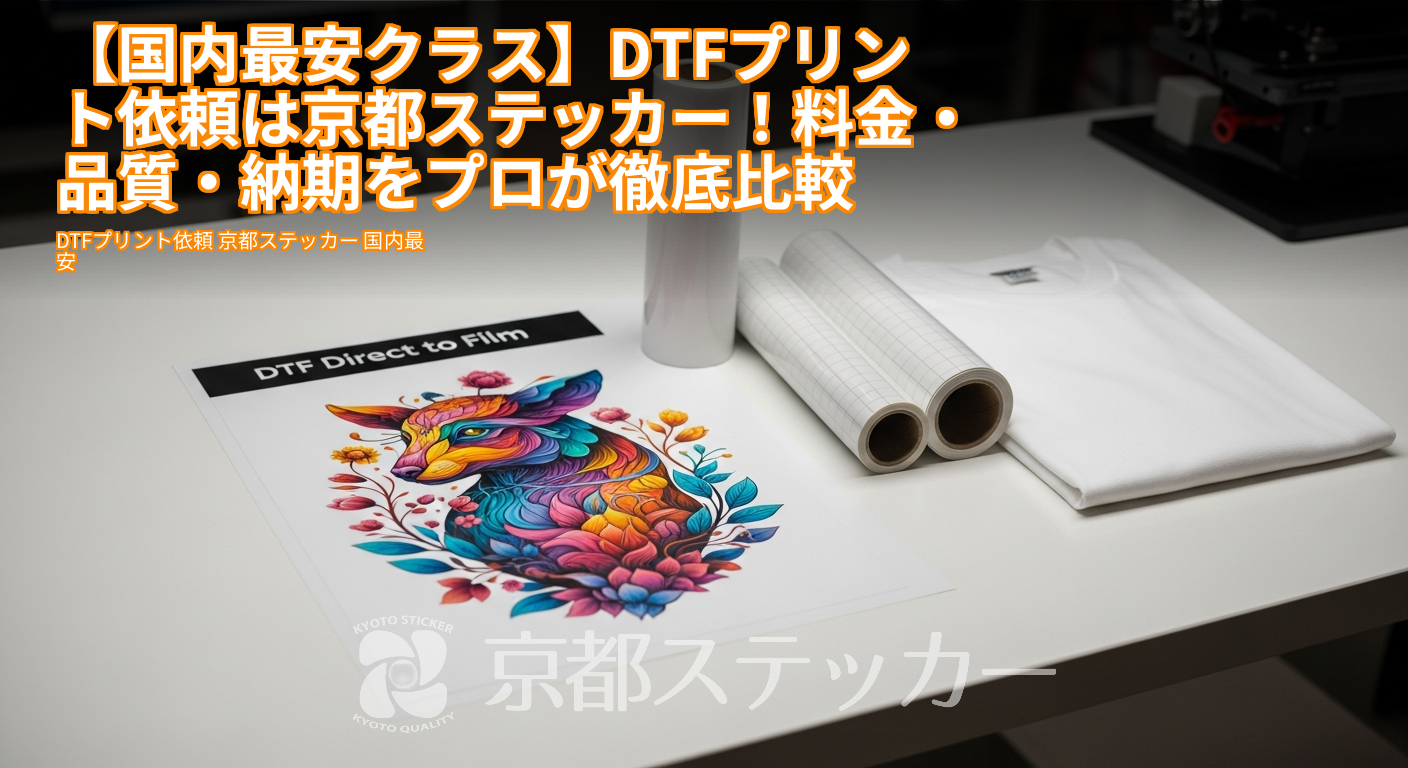【国内最安クラス】DTFプリント依頼は京都ステッカー！料金・品質・納期をプロが徹底比較