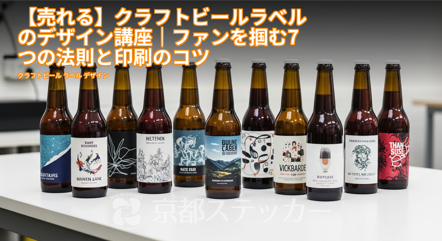 【売れる】クラフトビールラベルのデザイン講座｜ファンを掴む7つの法則と印刷のコツ
