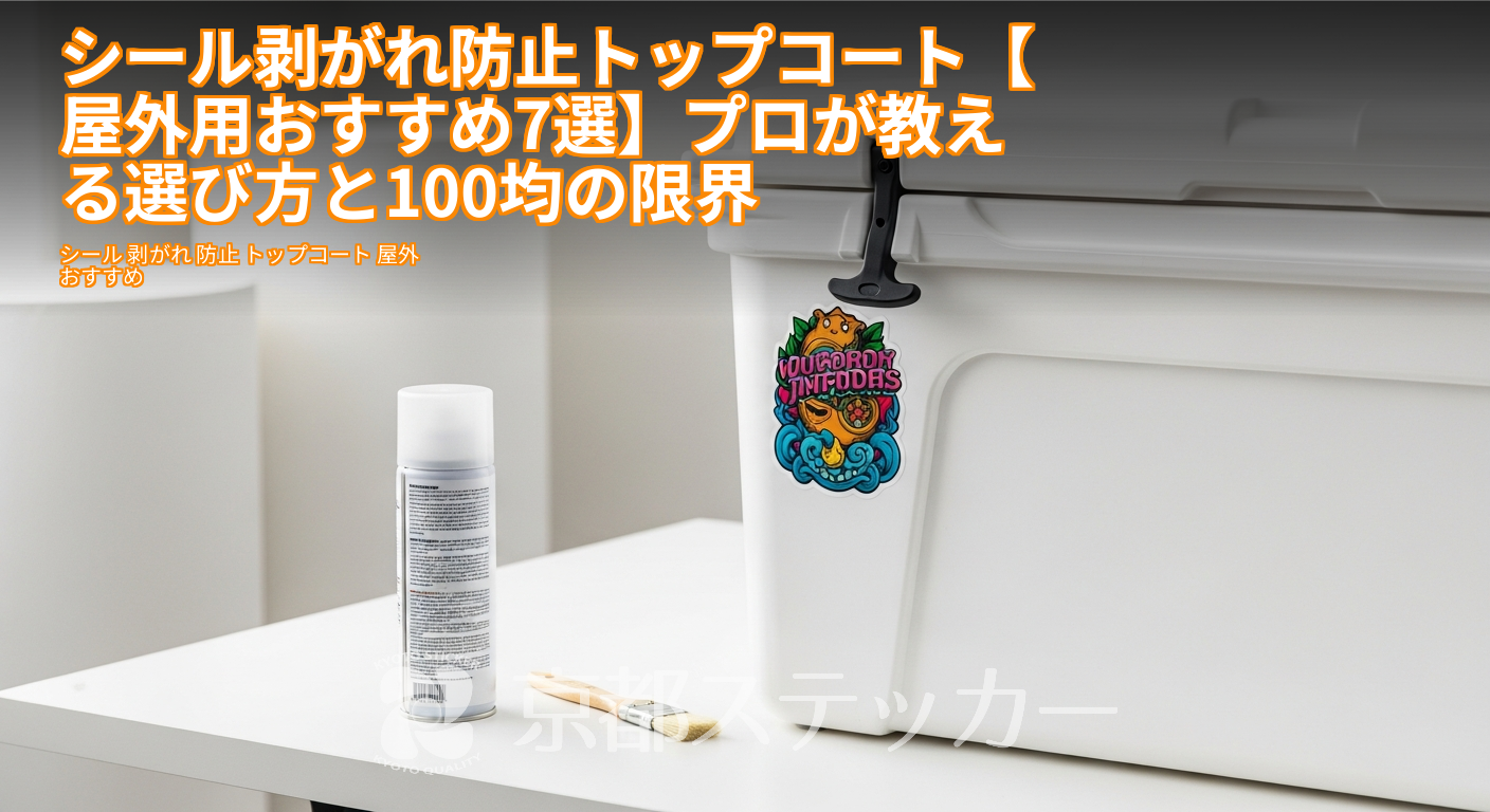 シール剥がれ防止トップコート【屋外用おすすめ7選】プロが教える選び方と100均の限界