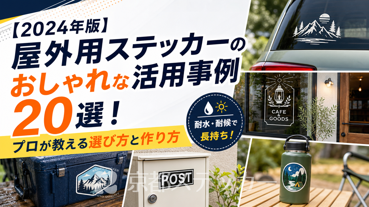【2024年版】屋外用ステッカーのおしゃれな活用事例20選！プロが教える選び方と作り方