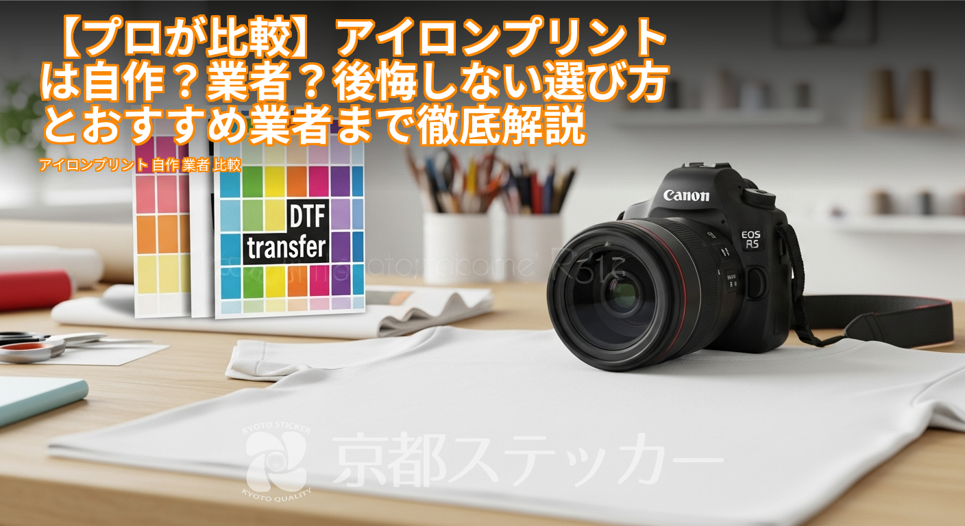 【プロが比較】アイロンプリントは自作？業者？後悔しない選び方とおすすめ業者まで徹底解説