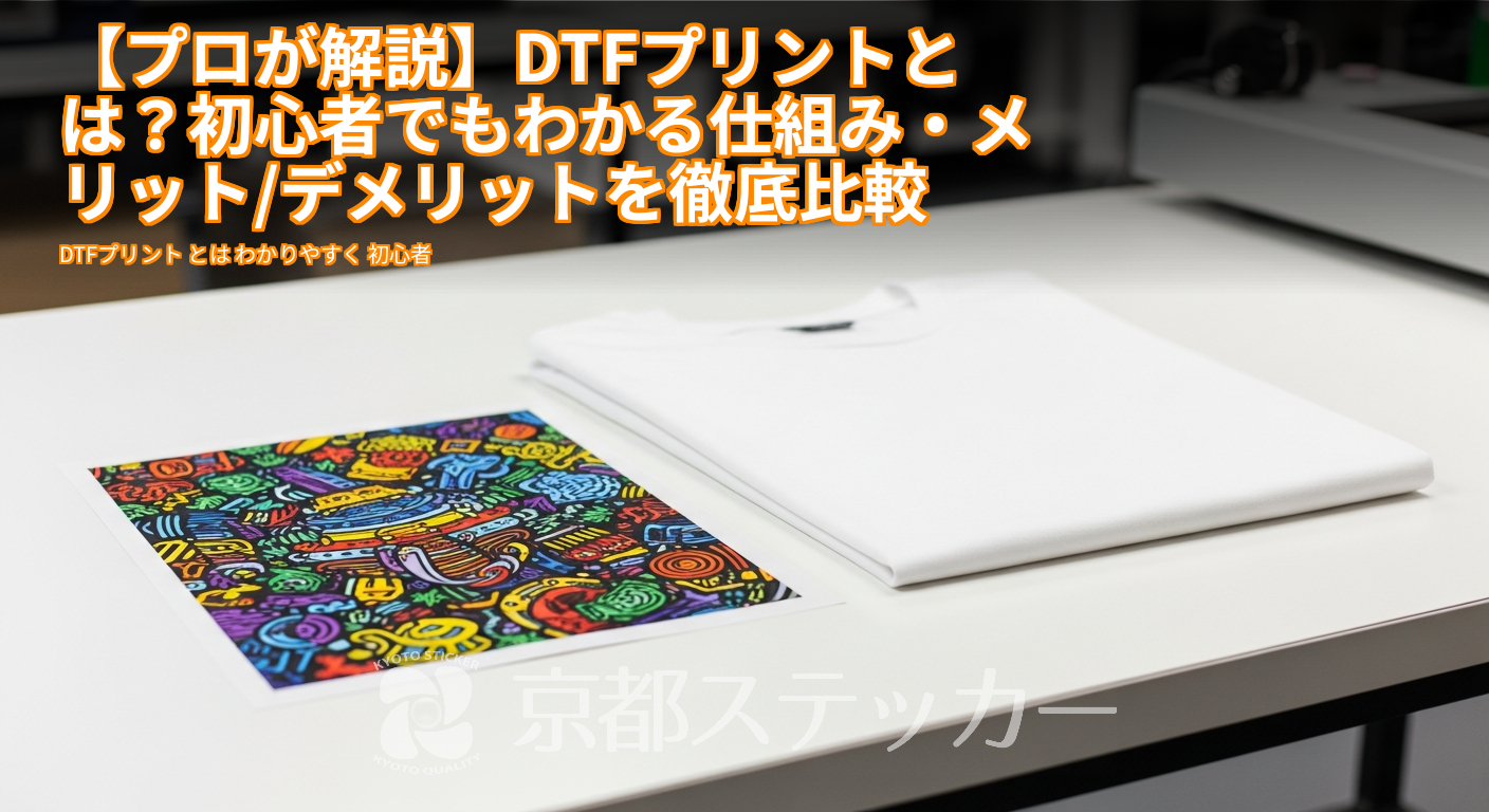 【プロが解説】DTFプリントとは？初心者でもわかる仕組み・メリット/デメリットを徹底比較
