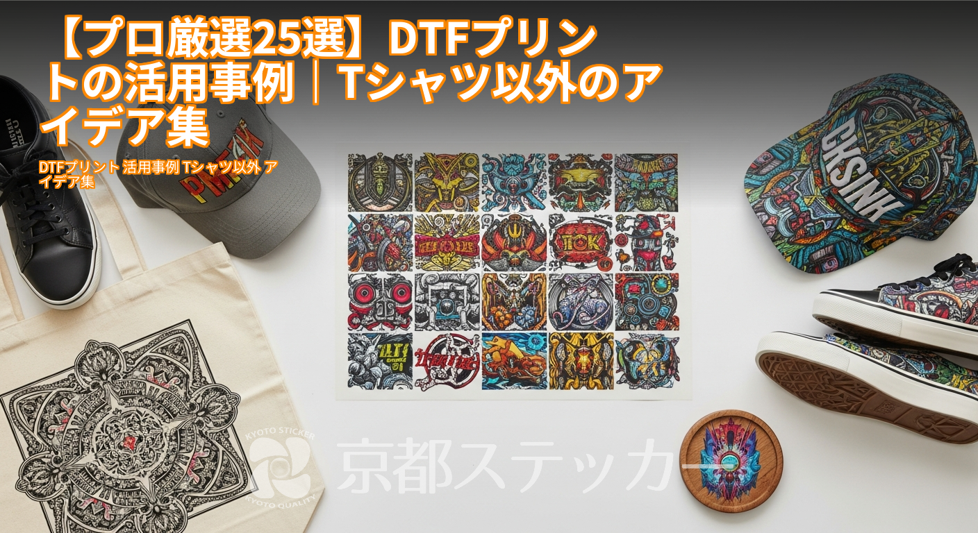 【プロ厳選25選】DTFプリントの活用事例|Tシャツ以外のアイデア集