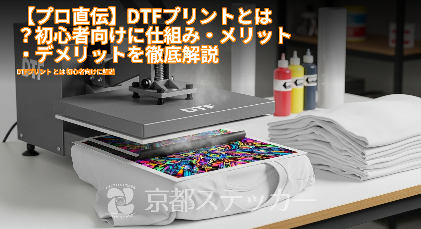 【プロ直伝】DTFプリントとは?初心者向けに仕組み・メリット・デメリットを徹底解説