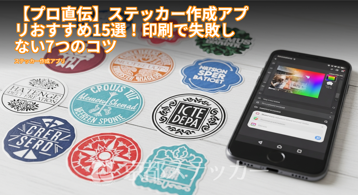 【プロ直伝】ステッカー作成アプリおすすめ15選!印刷で失敗しない7つのコツ