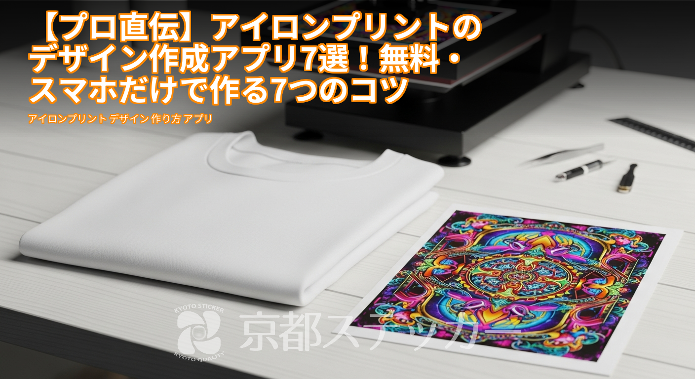 【プロ直伝】アイロンプリントのデザイン作成アプリ7選!無料・スマホだけで作る7つのコツ