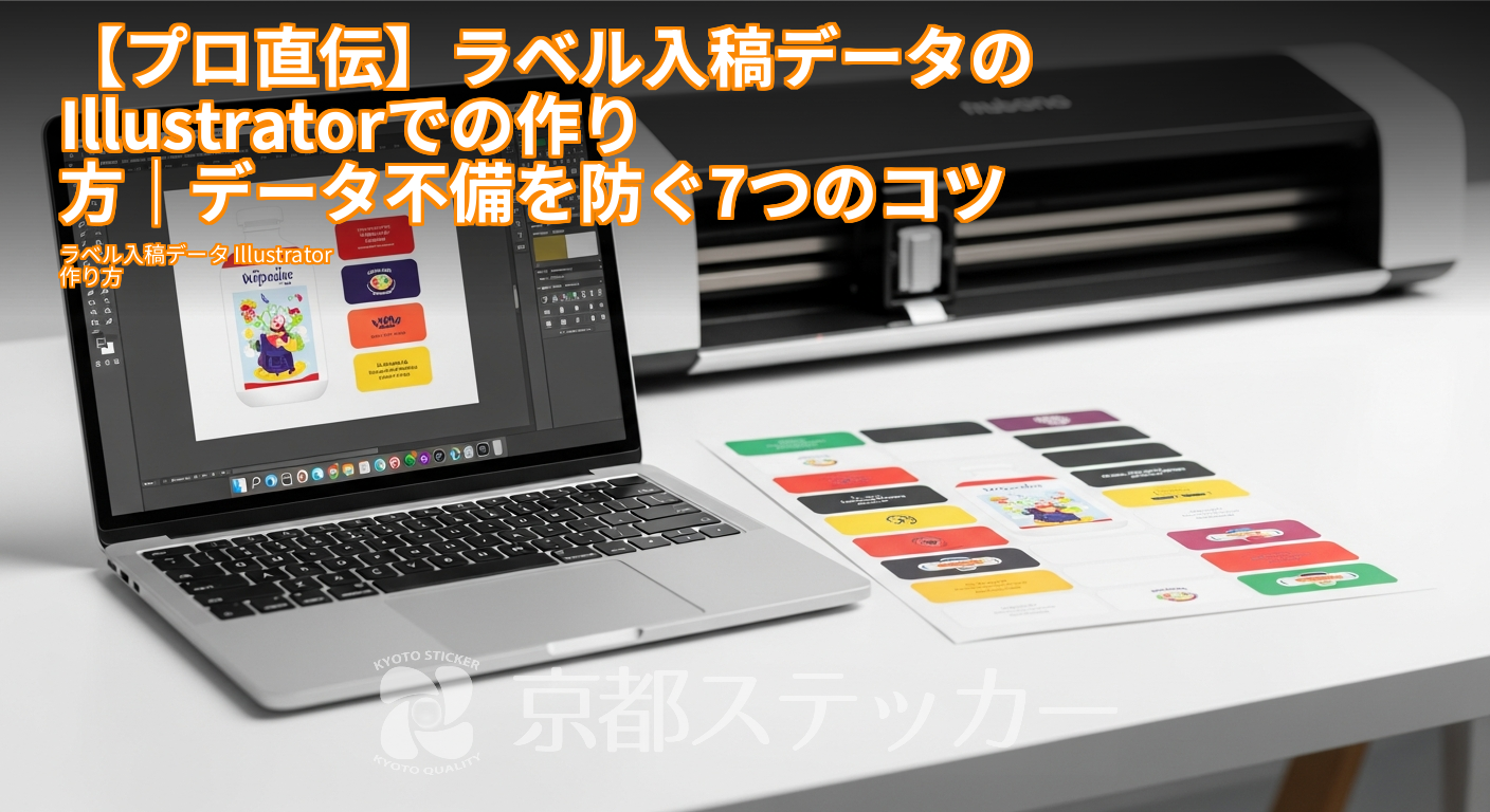 【プロ直伝】ラベル入稿データのIllustratorでの作り方|データ不備を防ぐ7つのコツ