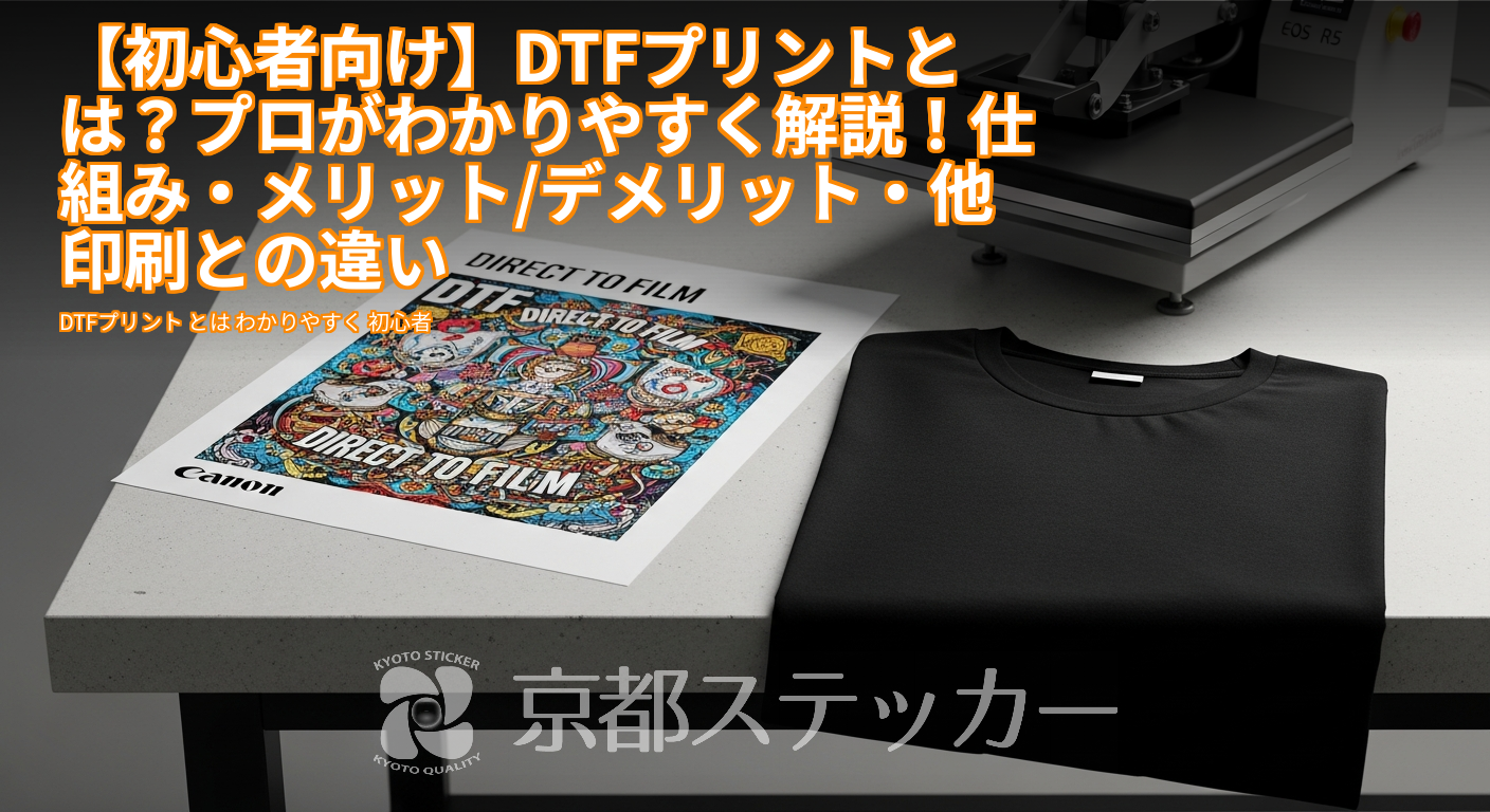 【初心者向け】DTFプリントとは?プロがわかりやすく解説!仕組み・メリット/デメリット・他印刷との違い