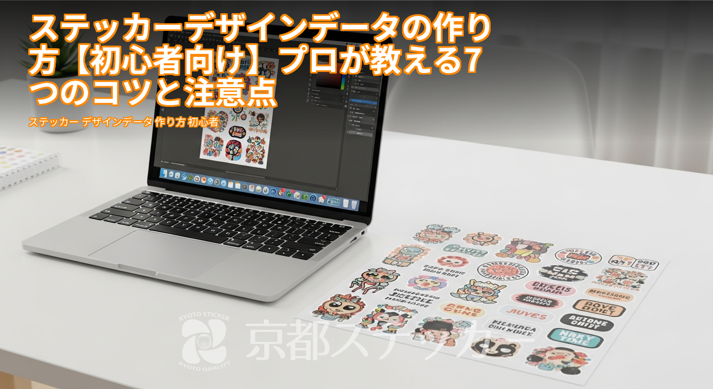 ステッカーデザインデータの作り方【初心者向け】プロが教える7つのコツと注意点