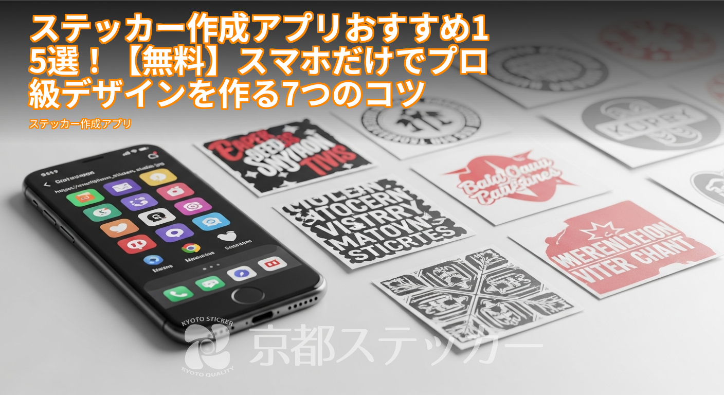 ステッカー作成アプリおすすめ15選!【無料】スマホだけでプロ級デザインを作る7つのコツ