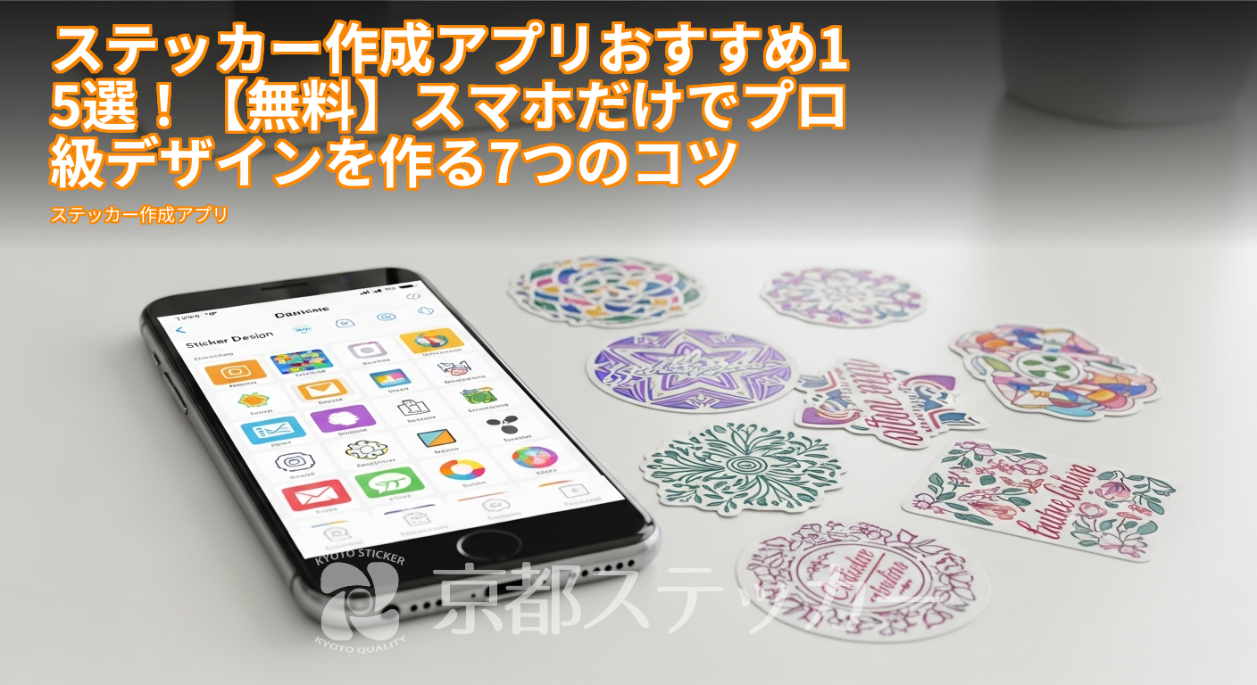 ステッカー作成アプリおすすめ15選！【無料】スマホだけでプロ級デザインを作る7つのコツ