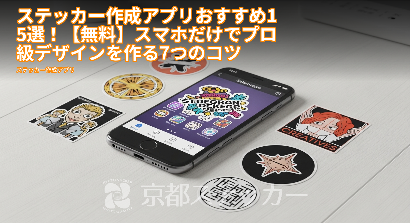 ステッカー作成アプリおすすめ15選!【無料】スマホだけでプロ級デザインを作る7つのコツ
