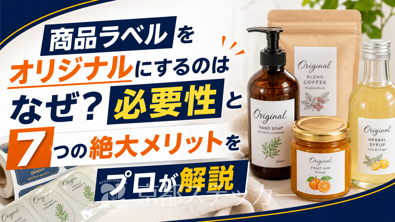 商品ラベルをオリジナルにするのはなぜ?必要性と7つの絶大メリットをプロが解説