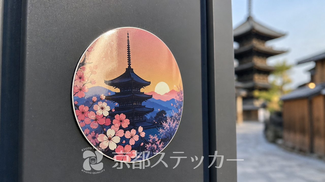 【京都発】ステッカー印刷は小ロット・短納期で!最強の組合せ「フィルム+ラミネート」を徹底解説