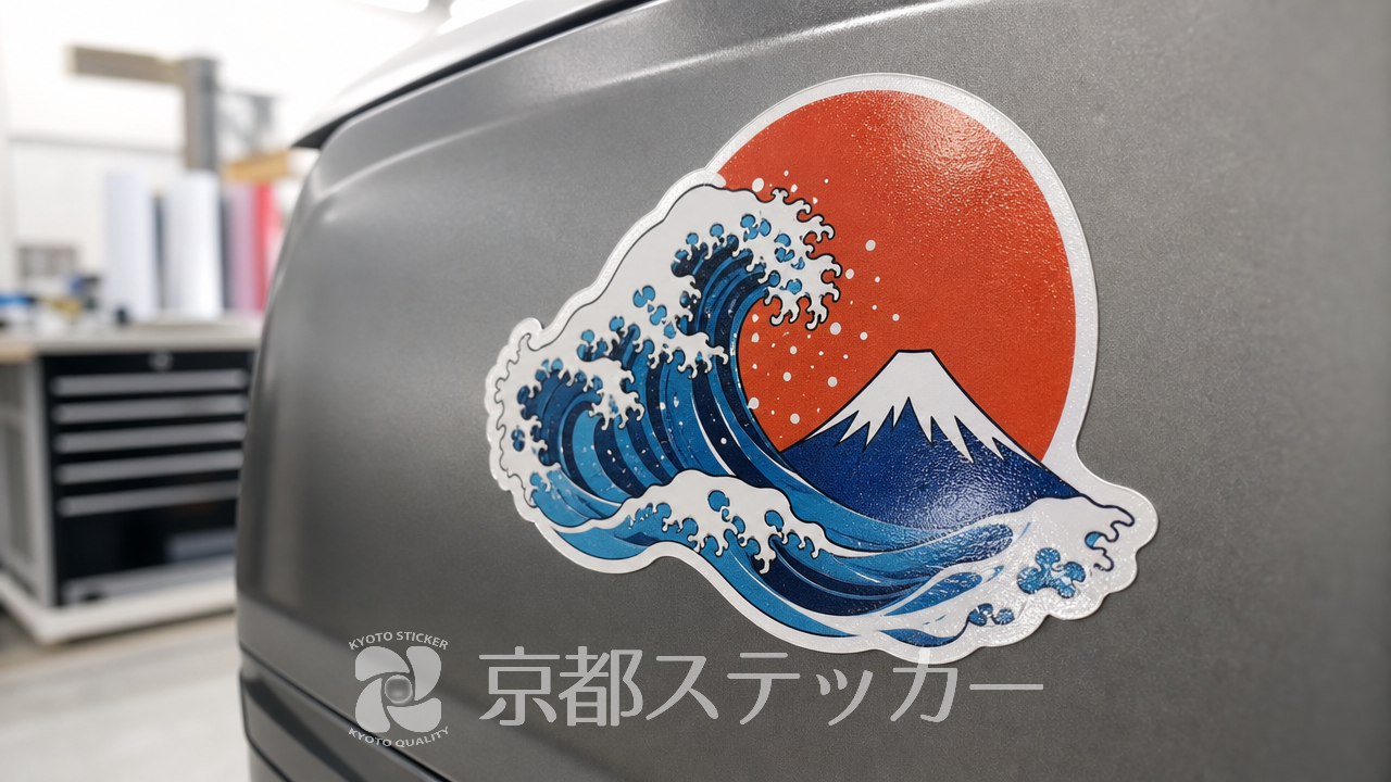 【完全版】ステッカー入稿データの失敗と注意点!最強の組合せ「フィルム+ラミネート」も解説