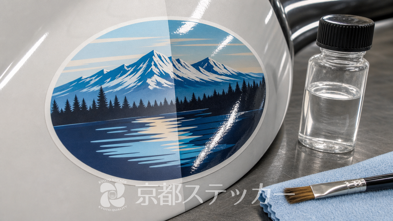 【完全版】ステッカーコーティング液とは?必要性と驚きの耐久性を徹底解説