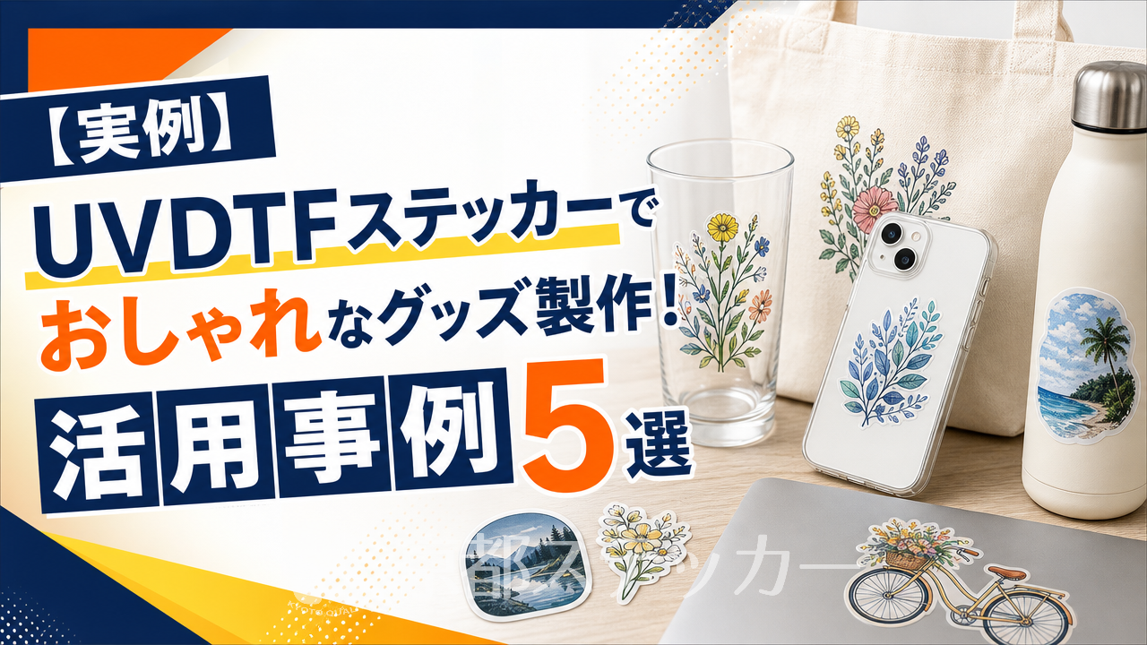 【実例】UVDTFステッカーでおしゃれなグッズ製作!活用事例5選