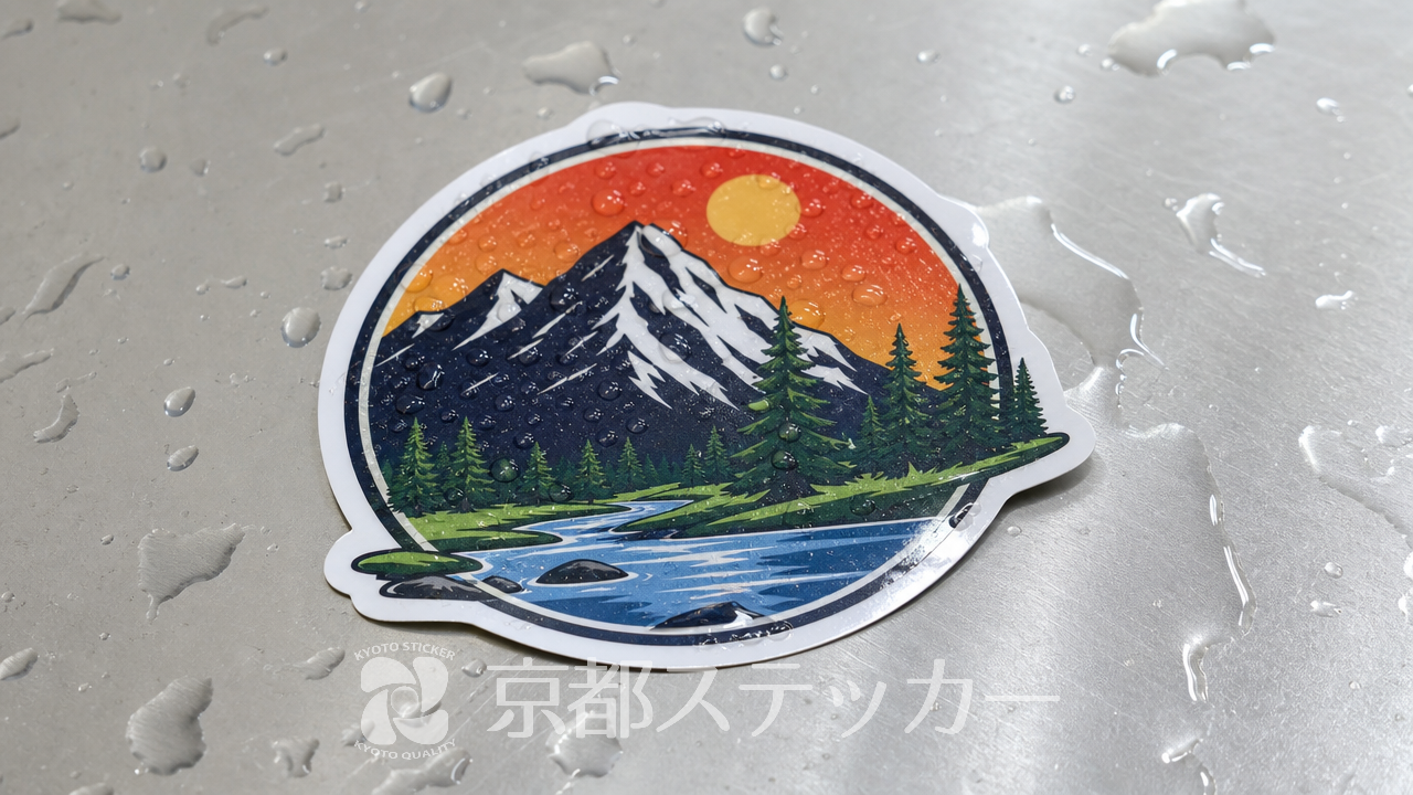 【最強の組合せ】シール作成は「フィルム+ラミネート」!水に強いシールの作り方