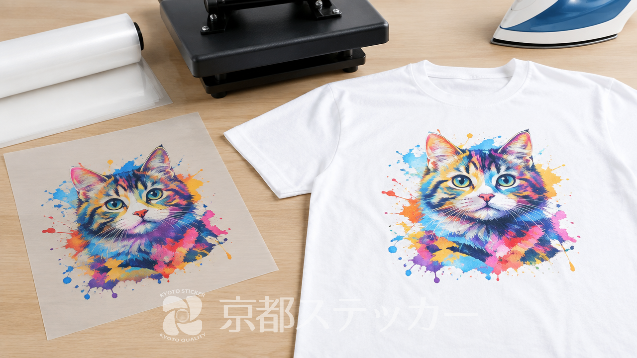 【完全版】DTFシートでオリジナルTシャツ作り!カス取り不要の最新手順